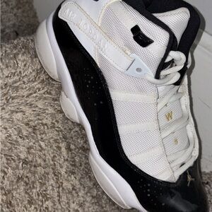 Jordan Black and White Sneakers